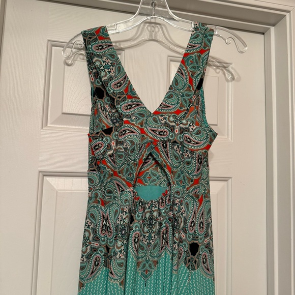 Anthropologie Maeve Mermaid FishtailPleated  Canyon Creek Dress / Sz 2 - Picture 12 of 13